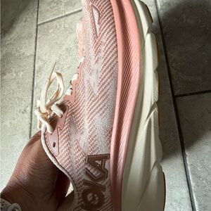 Hoka Women's Coral Pink Athletic Running Shoe